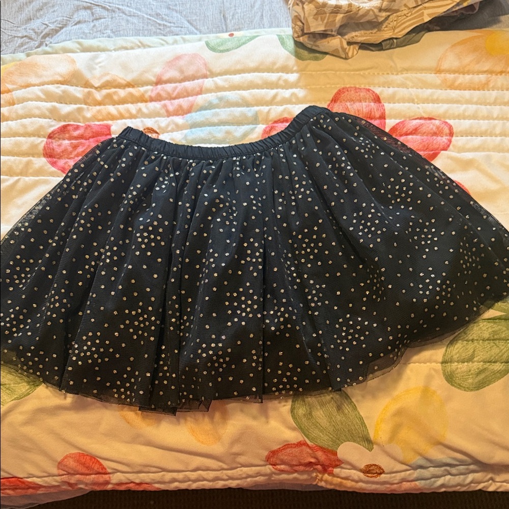 OshKosh B'gosh Navy Skirt with White Dots